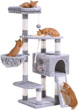 DogCratesDepot® Individual Cat Oasis: Elevated Feeding Bowl, Wide Scratching Board, Stable Cat Tower Design, and Lazy Cat's Favorite Basket - Dog Crates Depot®