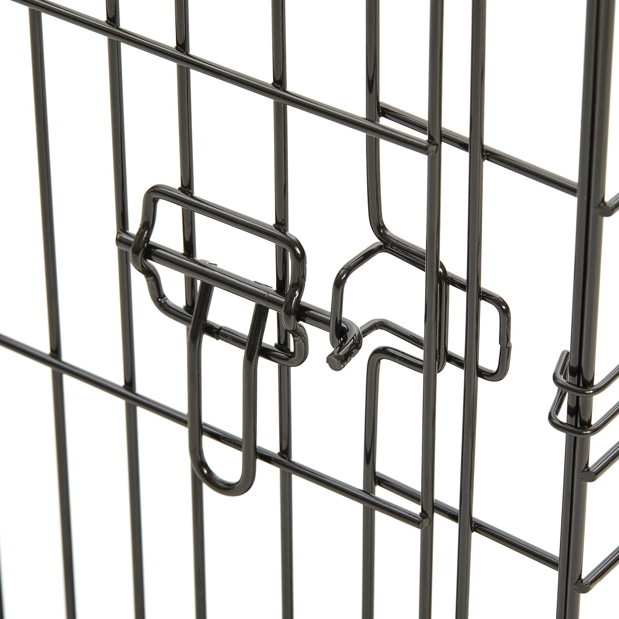 36-Inch Folding Metal Dog Crate Kennel – Indoor/Outdoor Pet Cage With 1-2 Doors, Black Finish, Portable & Sturdy